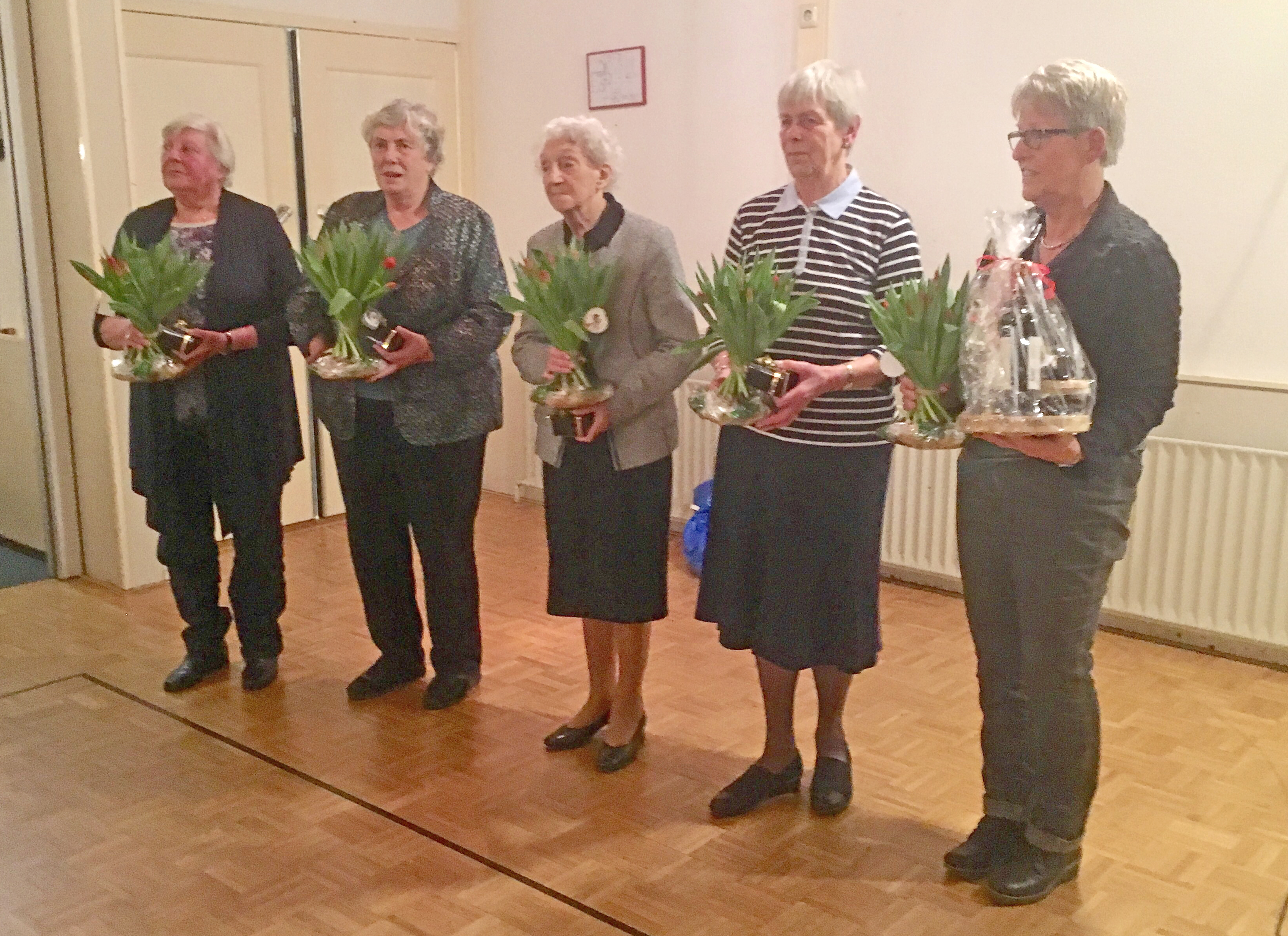 Jubilarissen Vrouwen Aktief