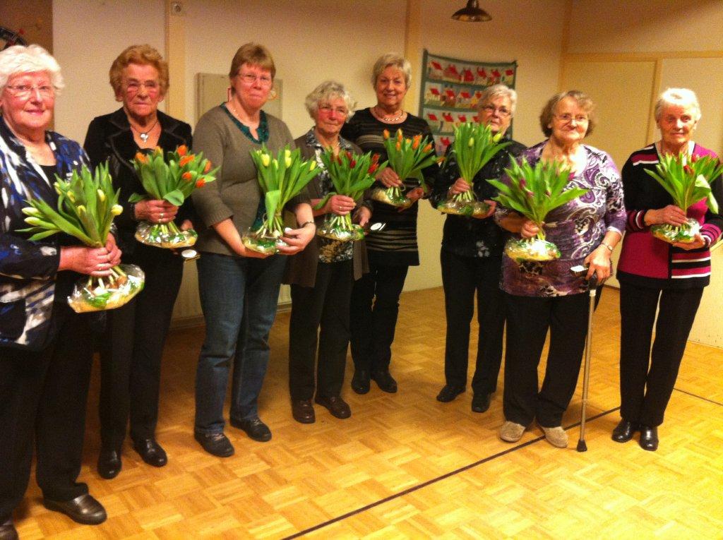 Jubilarissen Vrouwen Aktief