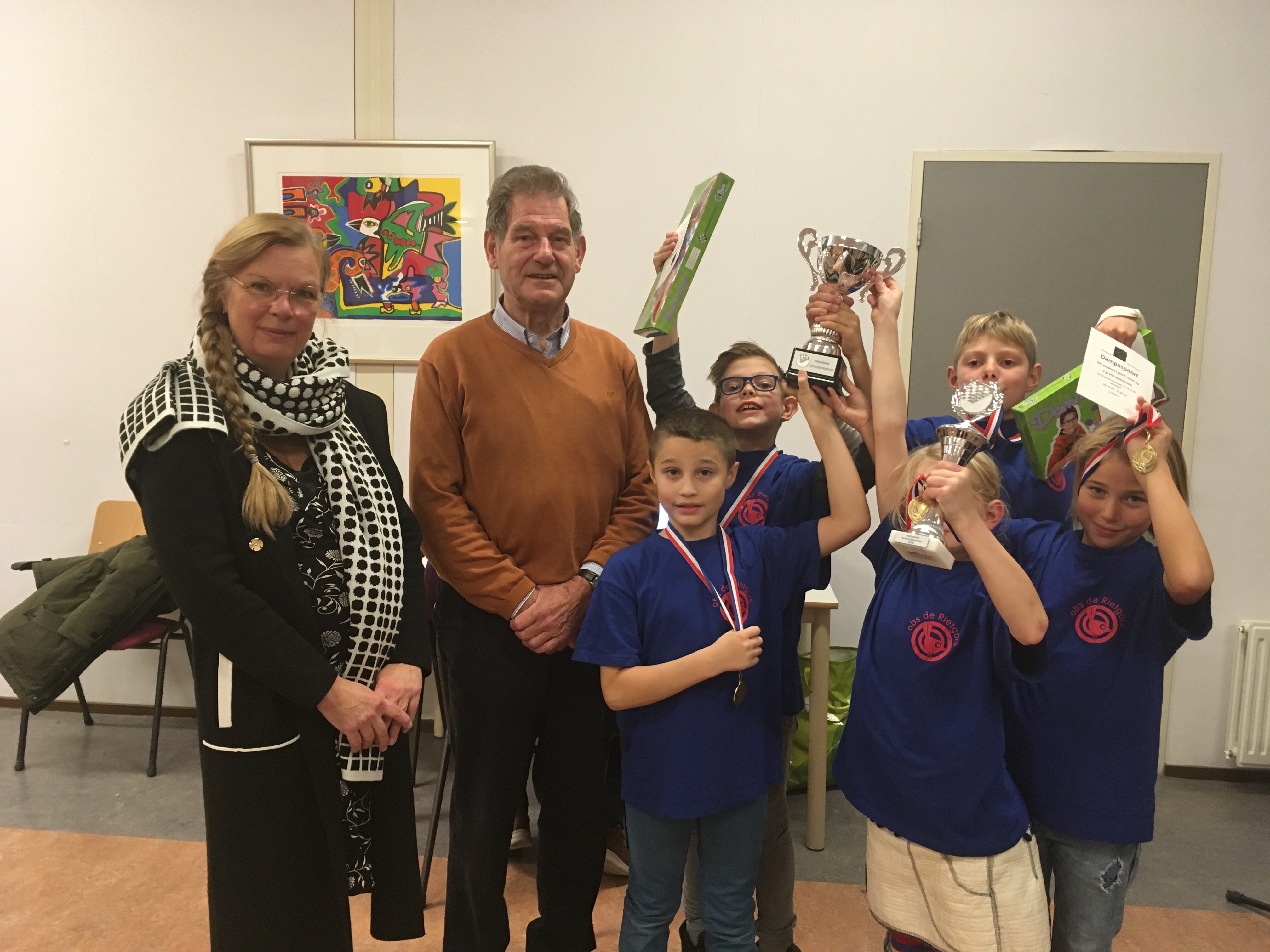 De Rietgors wint schooldamtoernooi