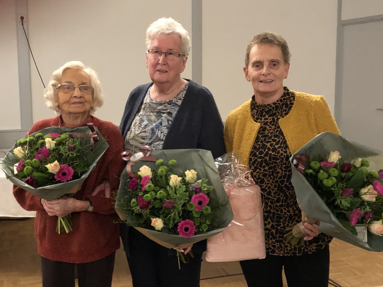 Jubilarissen bij Vrouwen Aktief