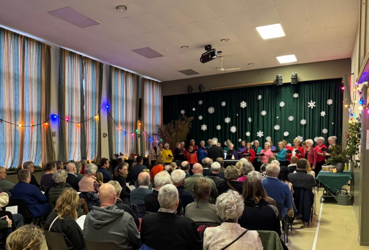 Ludiek en Vox Tunes zingen samen in Leuvenheim