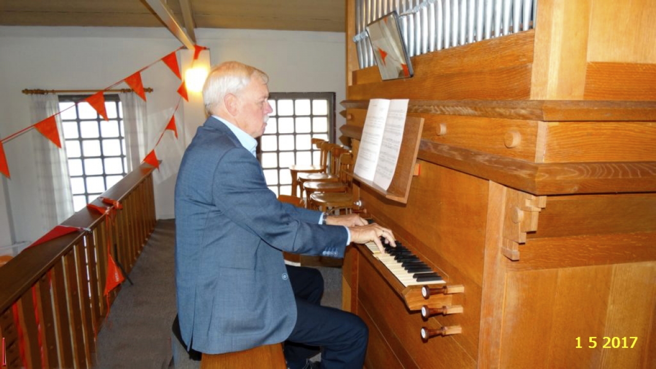 Ab Booij viert 60-jarig jubileum als organist
