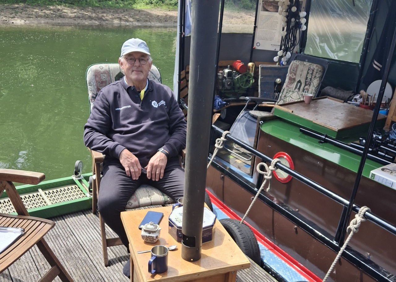 Havenmeester Fred Mateman wil stoomtechniek naar Doesburg brengen