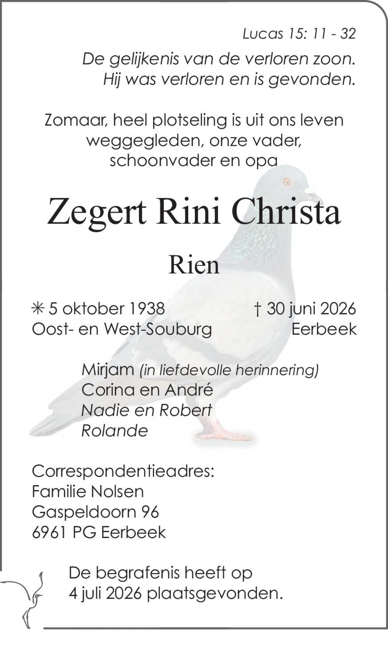 Zegert Rini Christa