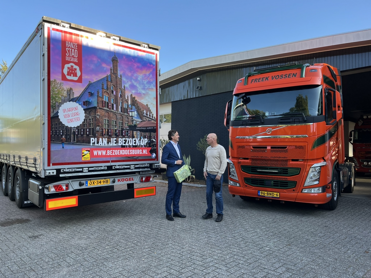Hanzestad Doesburg rijdt mee naar Frankrijk