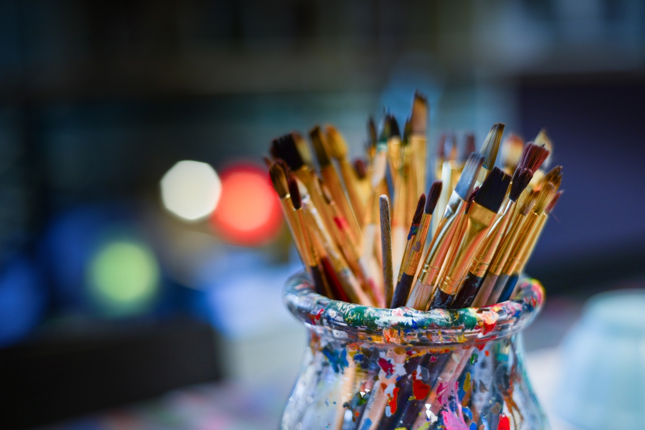 Kunst op de vensterbank