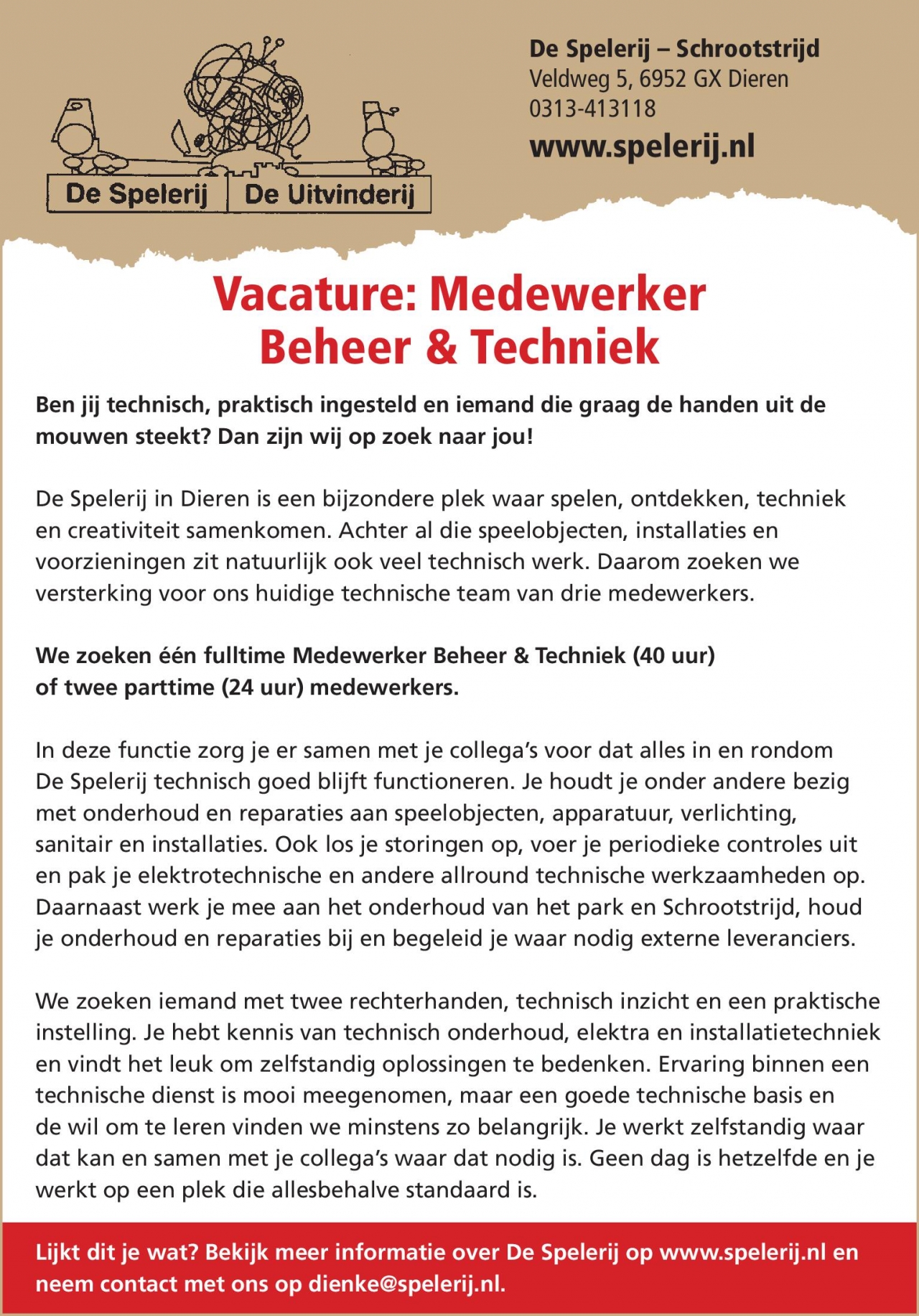 De Spelerij B.V.