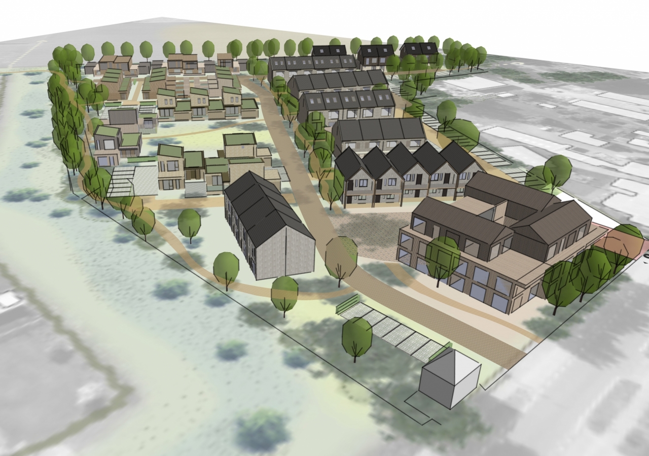 Woonwijk op MEKO-terrein in Wesepe