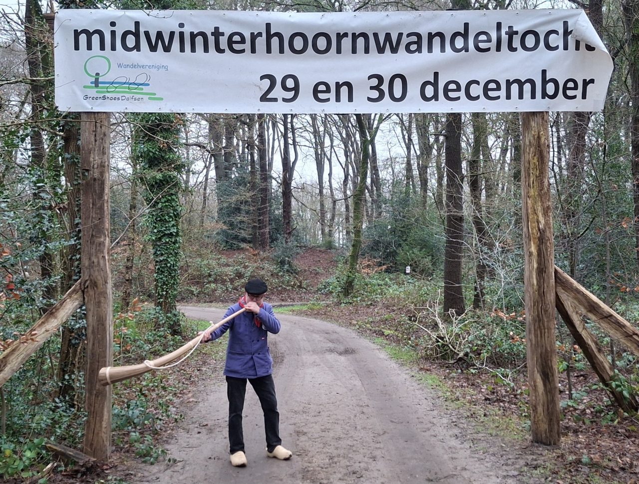 Midwinterhoornwandeltocht vanuit Dalfsen