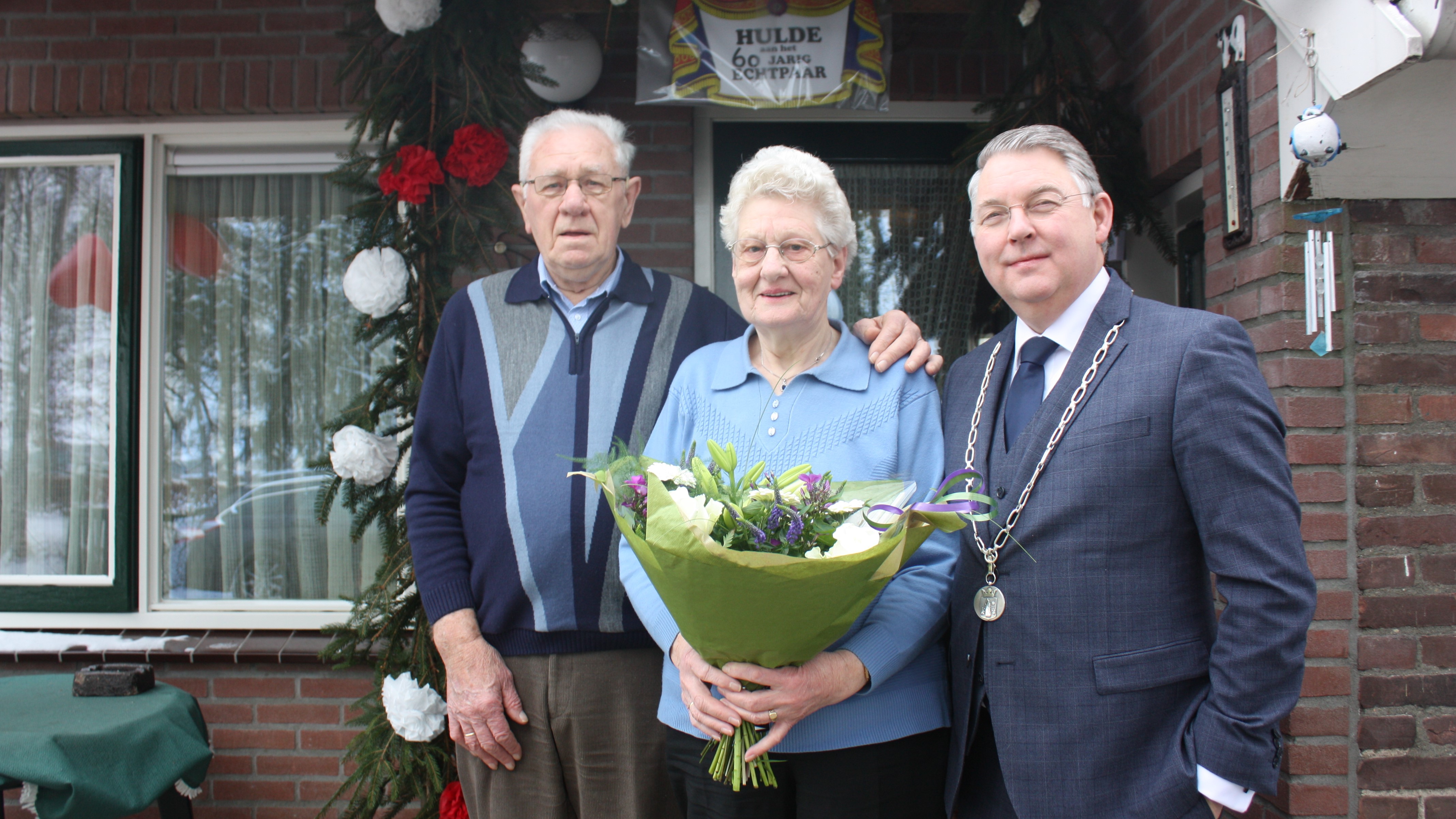 Diamanten huwelijk voor Jan Meulenbelt en Klaasje Jongman