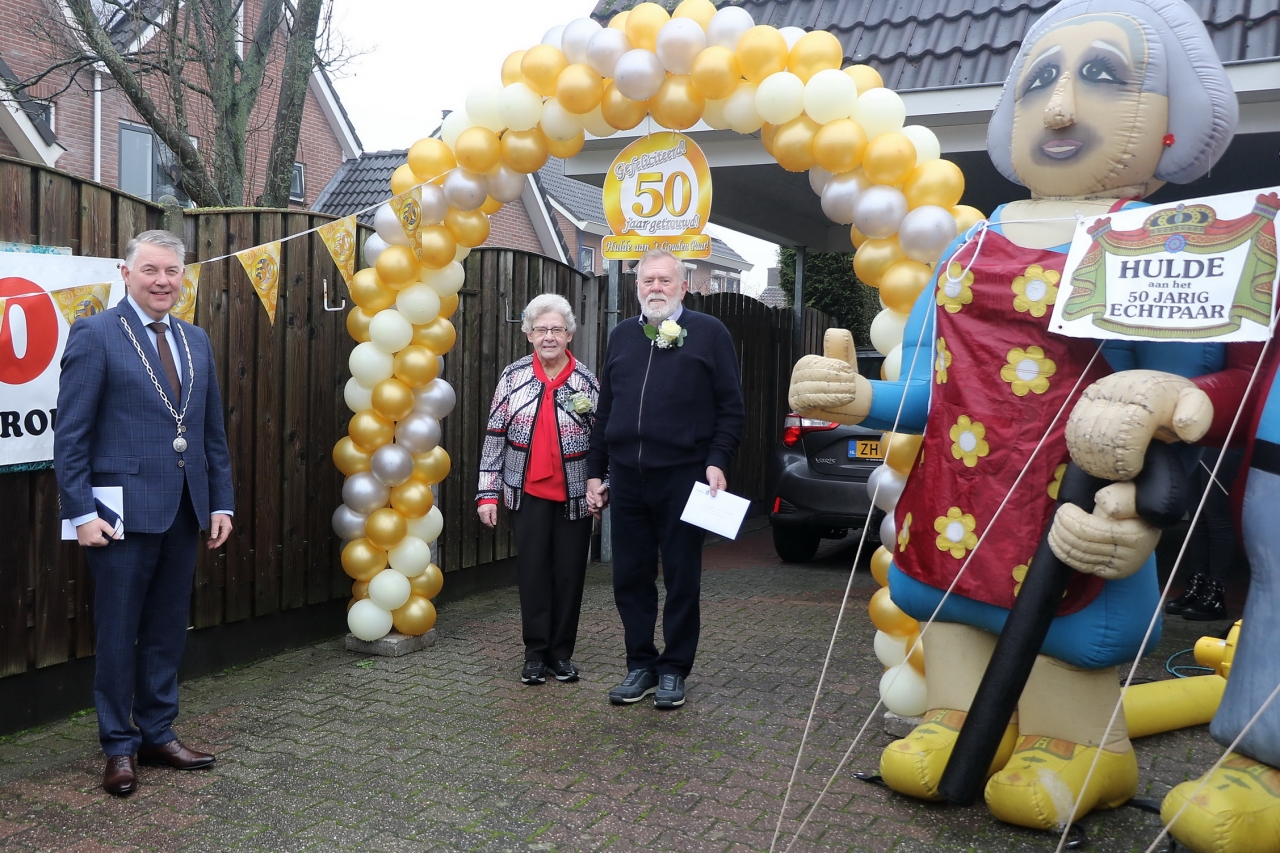 Het gouden paar: Harm en Jannie ter Bekke