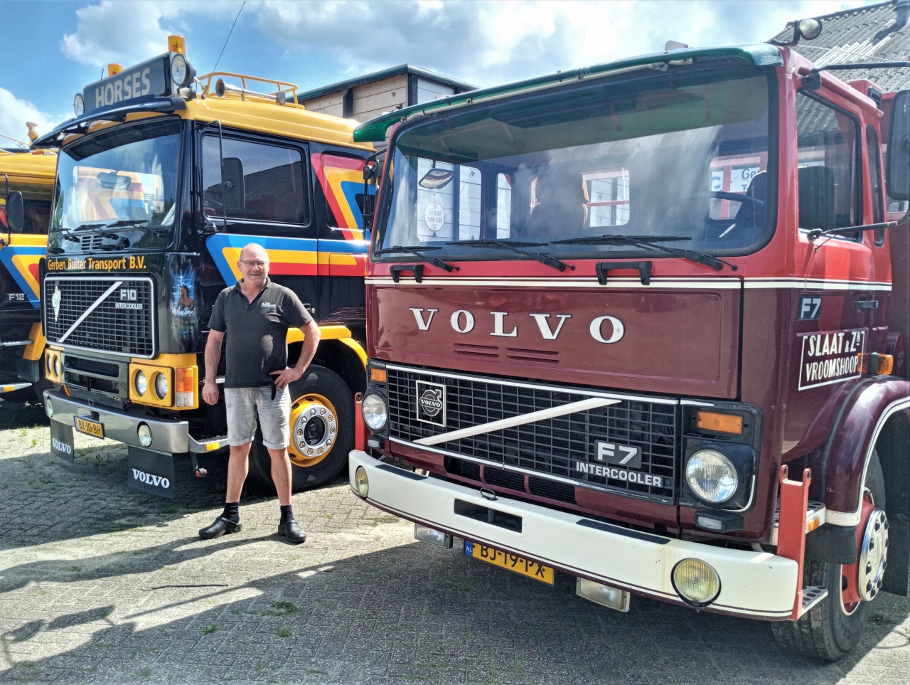 Gerben Buiter lokt liefhebbers van Volvo-trucks naar Vinkenbuurt