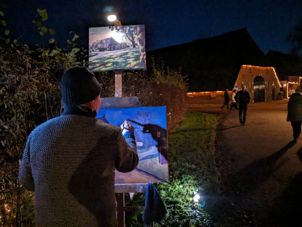 Harry Soepenberg exposeert landschappen in de vm. Synagoge Dalfsen