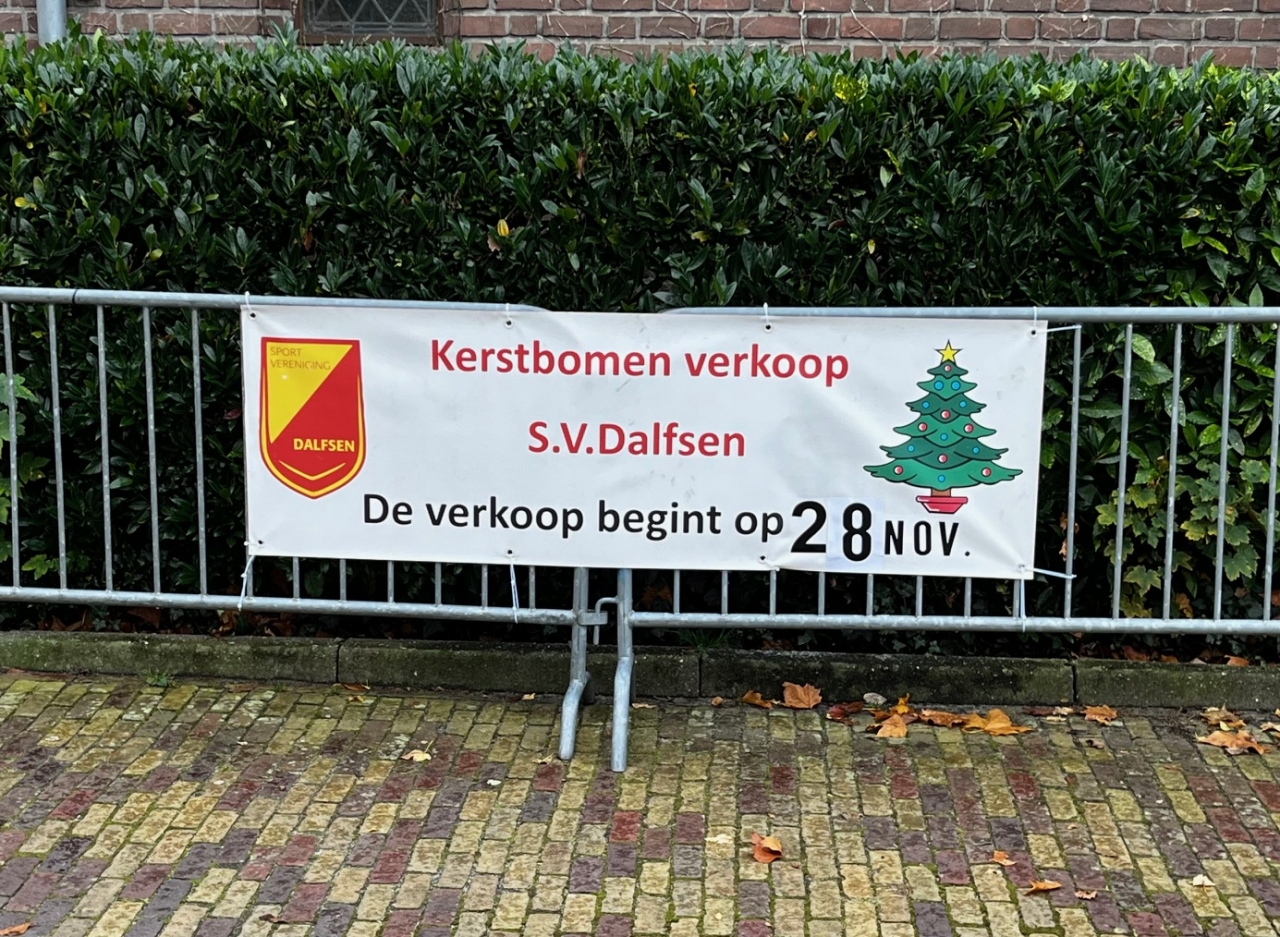 Kerstbomenverkoop SV Dalfsen